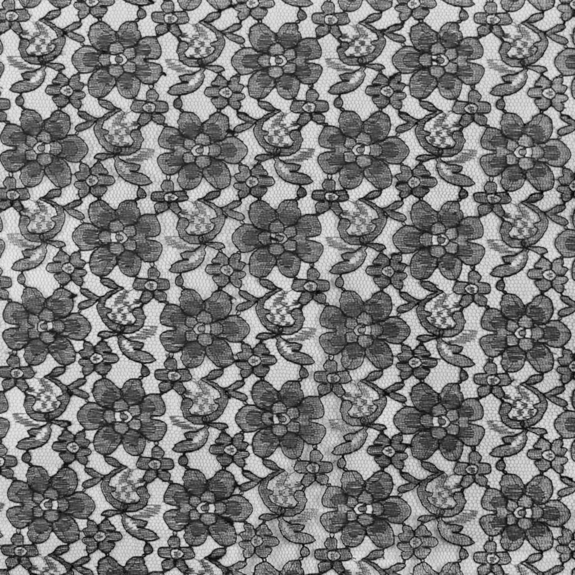 Black Raschel Lace